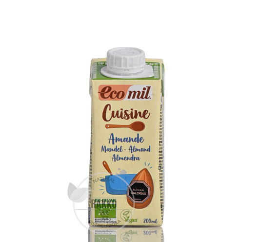 CUISINE CREMA DE ALMENDRAS SIN GLUTEN  ECOMIL 200ml