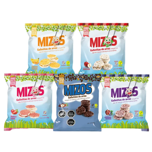MIZOS PACK 28X GALLETA DE ARROZ MIX VARIEDADES