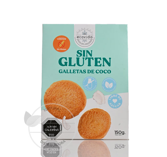 ECOVIDA GALLETAS DE COCO SIN GLUTEN 150g