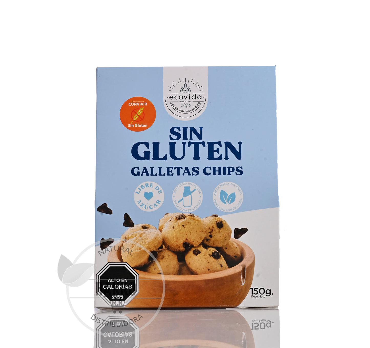 ECOVIDA GALLETAS CHIPS SIN GLUTEN 150g