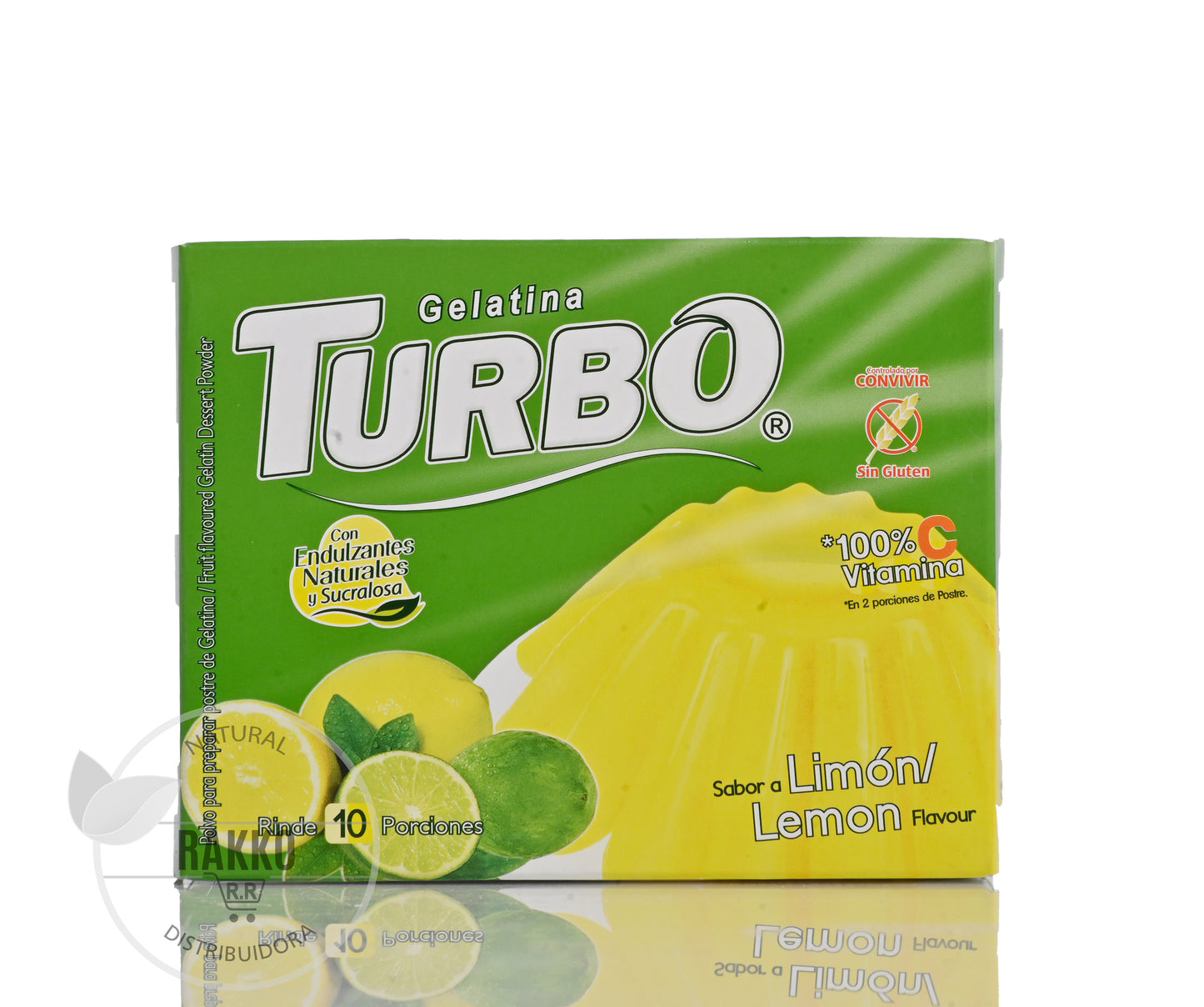 TURBO GELATINA SABOR LIMON 80g