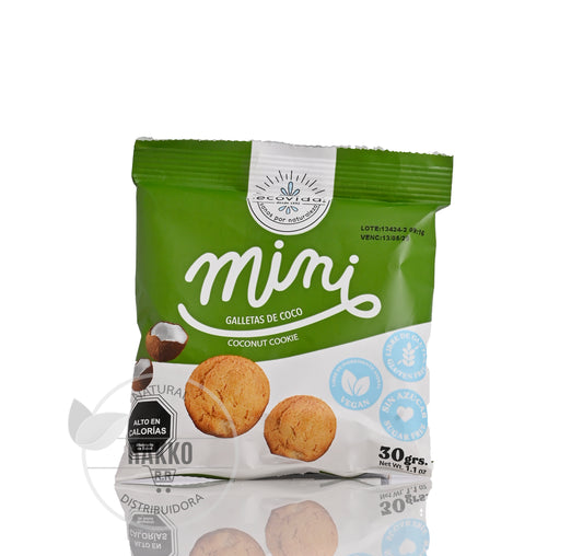 ECOVIDA GALLETA MINI COCO SIN GLUTEN 30g