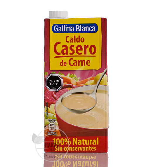 GALLINA BLANCA CALDO DE CARNE SIN GLUTEN 1LT