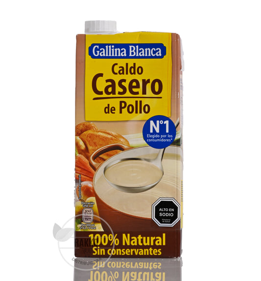 GALLINA BLANCA CALDO DE POLLO SIN GLUTEN 1LT