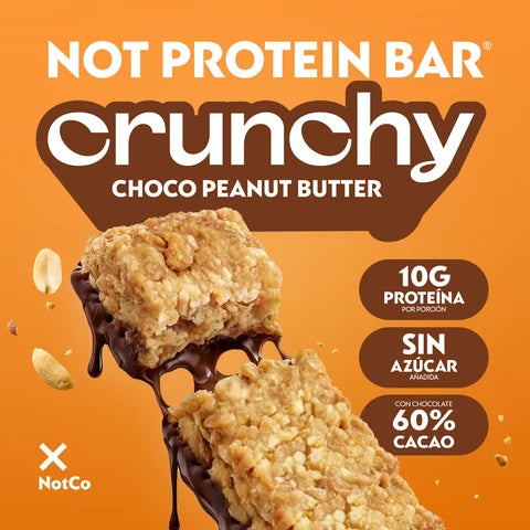 NOT PROTEIN BAR CRUNCHY MANTEQUILLA DE MANI 120G