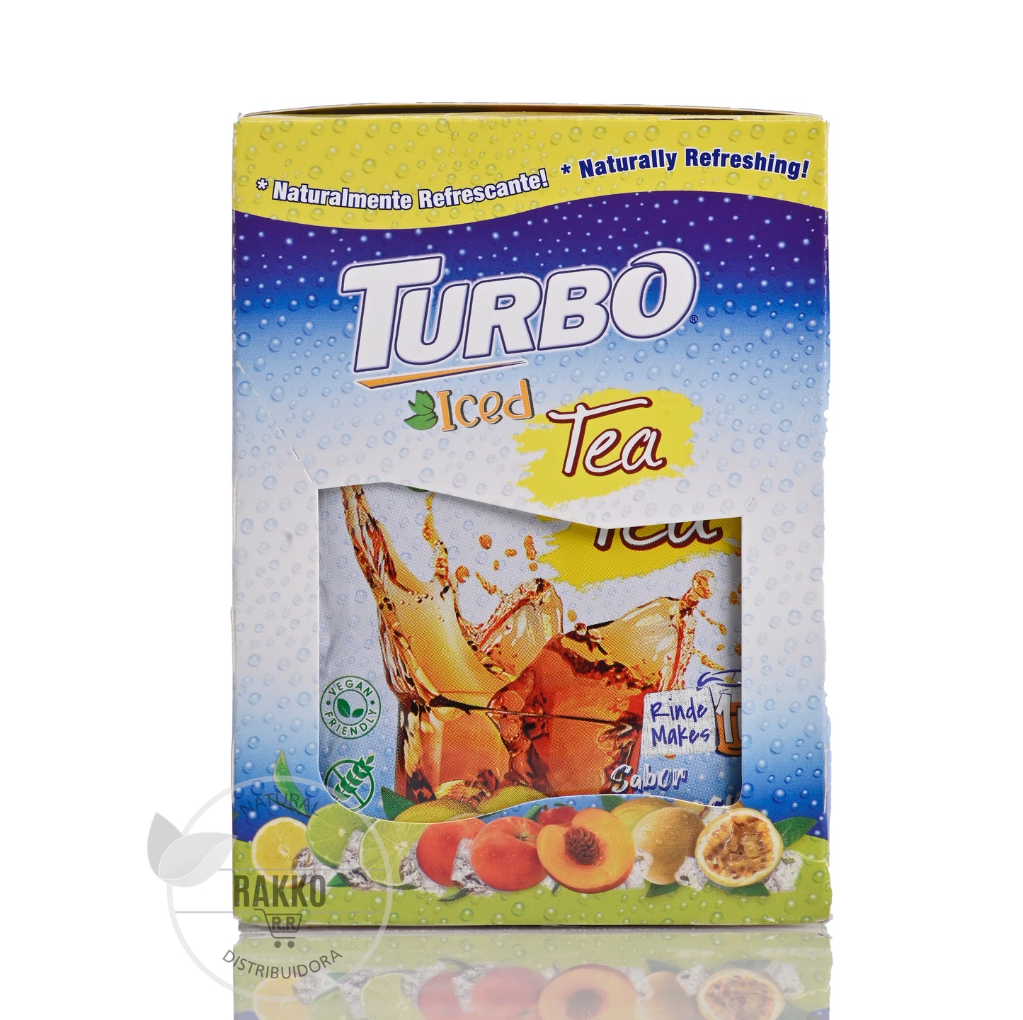 TURBO ICE TEA SABOR DURAZNO DISPLAY 12UN