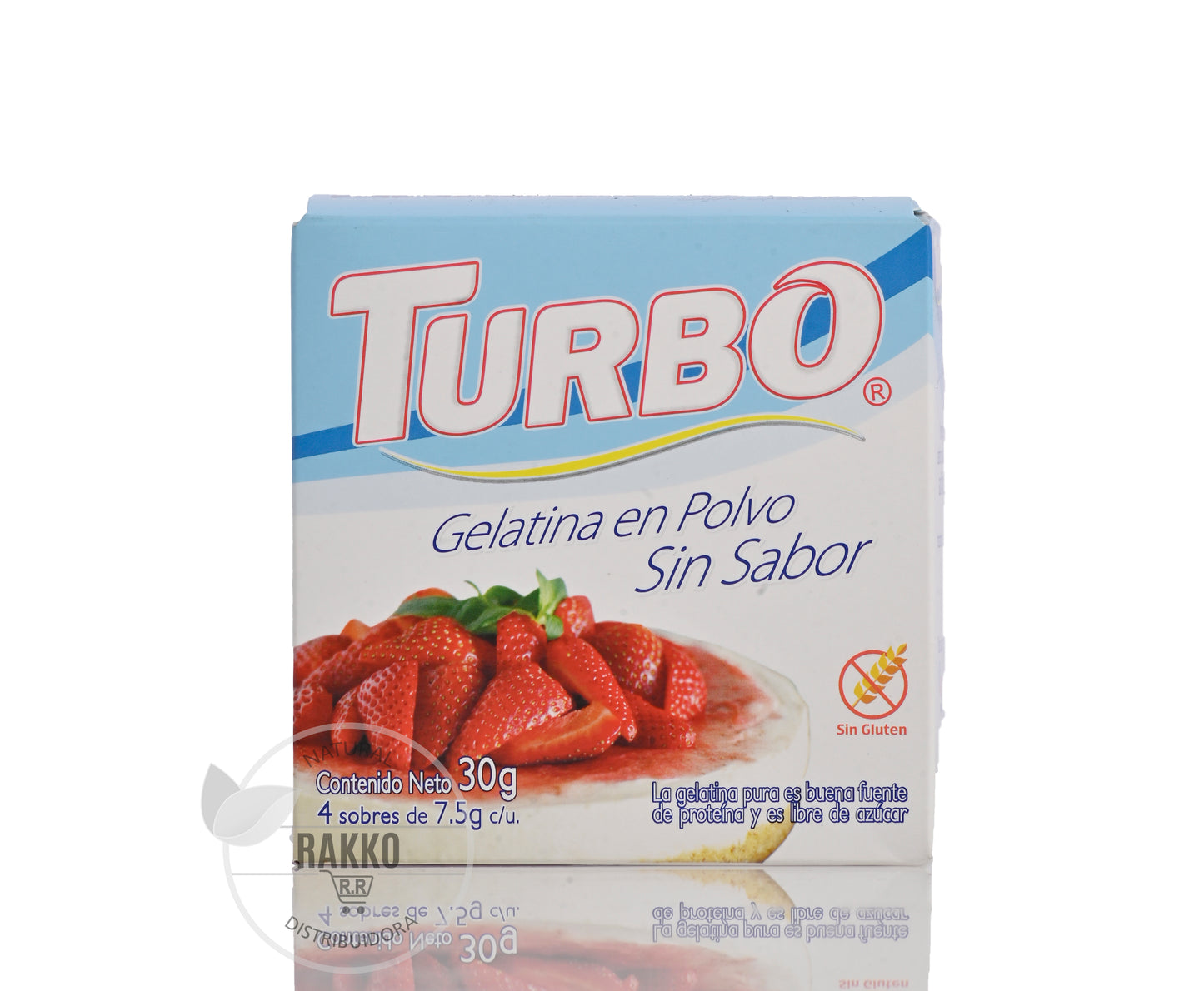 TURBO ZERO GELATINA SIN SABOR  30g