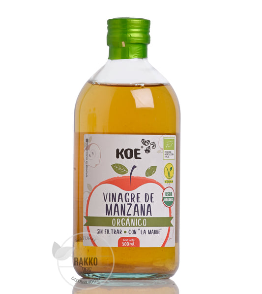 KOE VINAGRE DE MANZANA ORGANICO SIN GLUTEN 500ML