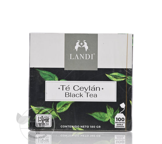 TE NEGRO CEYLAN LANDI 100 BOLSITAS 180g