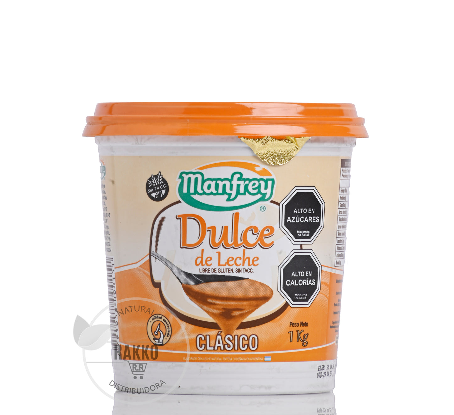 DULCE DE LECHE MANFREY CLASICO SIN GLUETEN 1kg