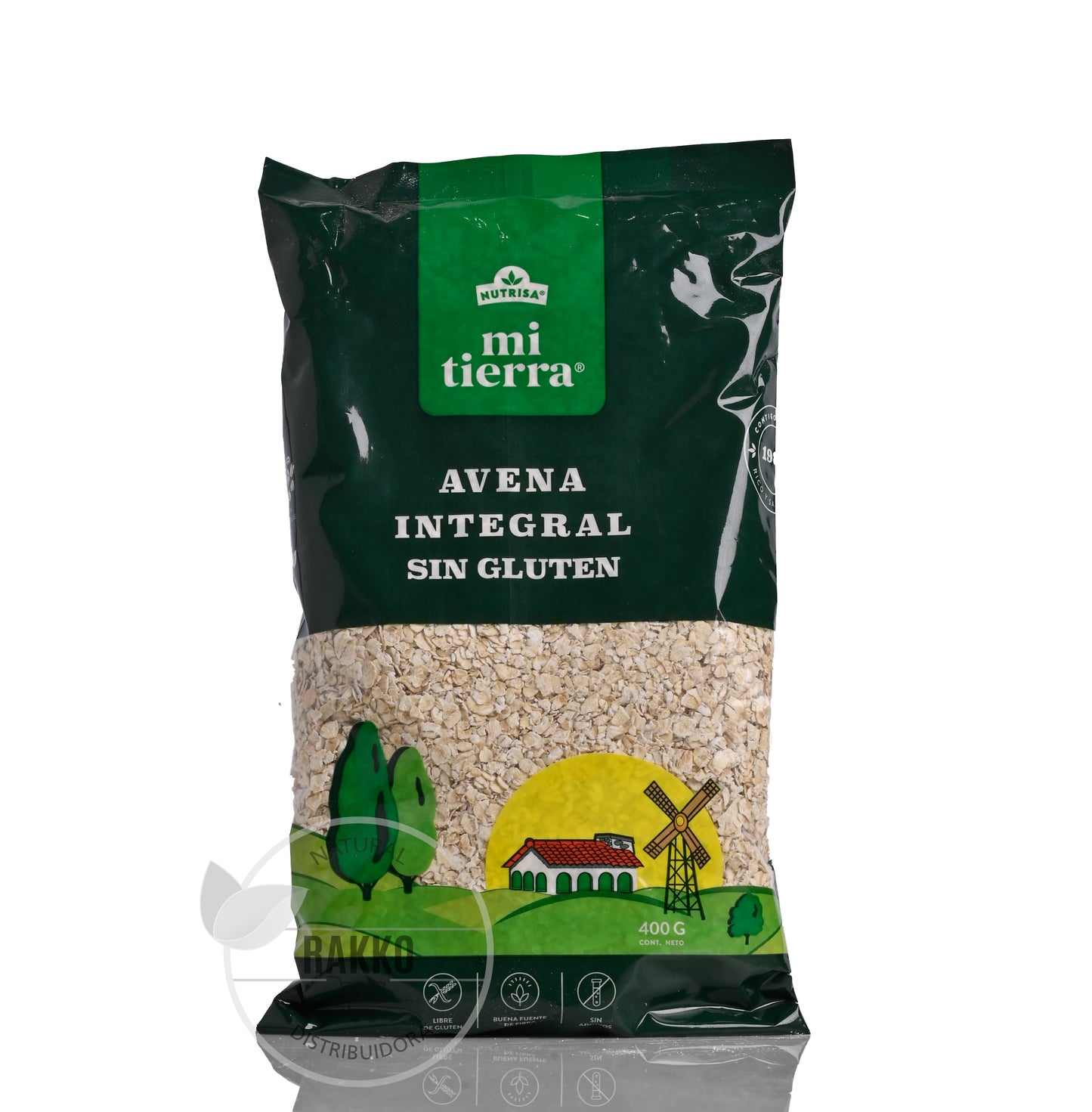 AVENA INTEGRAL SIN GLUTEN NUTRISA MI TIERRA 400g