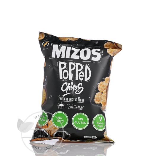 MIZOS POPPED CHIPS PAPA SAL DE MAR 20g