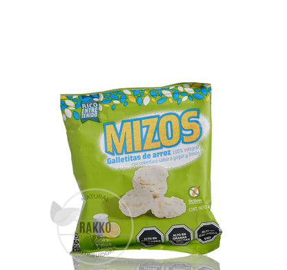 MIZOS GALLETA DE ARROZ SABOR YOGHURT Y LIMON 25g