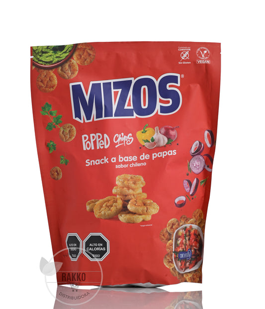 MIZOS POPPED CHIPS SABOR CHILENO 105g