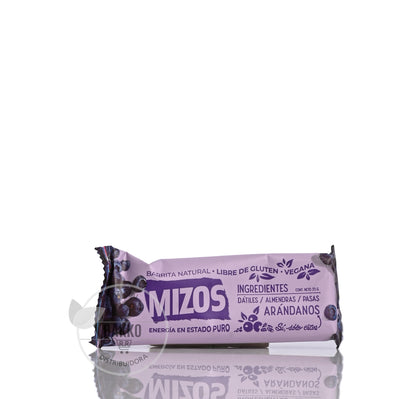 MIZOS BARRITA NATURAL SABOR ARANDANOS  DISPLAY 4un