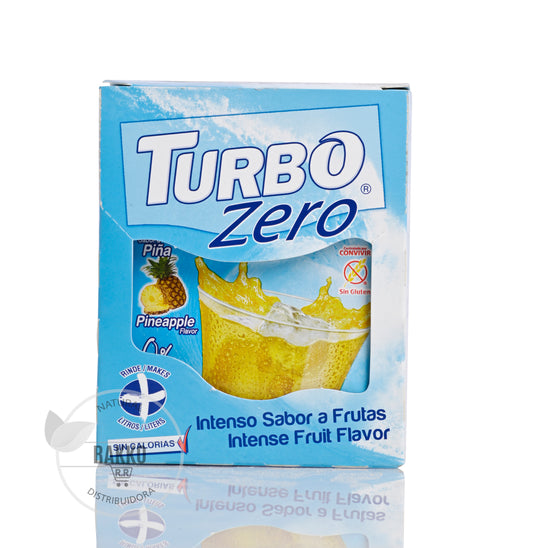 TURBO ZERO JUGO SABOR PIÑA DISPLAY 10UN