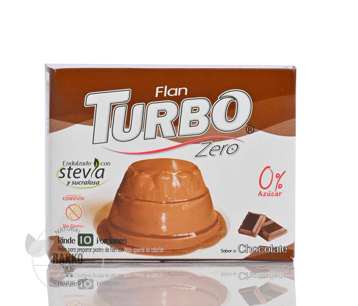 TURBO ZERO FLAN SABOR CHOCOLATE 20g