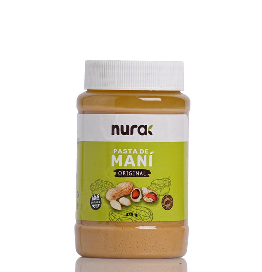 MANTEQUILLA DE MANI ORIGINAL NURA SIN GLUTEN 485g