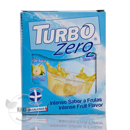 TURBO ZERO JUGO SABOR PERA DE AGUA DISPLAY 10UN