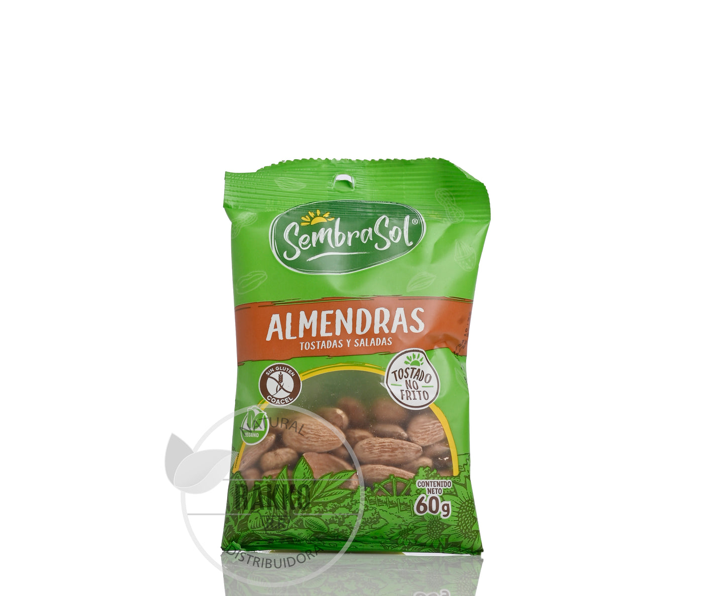 ALMENDRAS TOSTADAS Y SALADAS SIN GLUTEN 60g