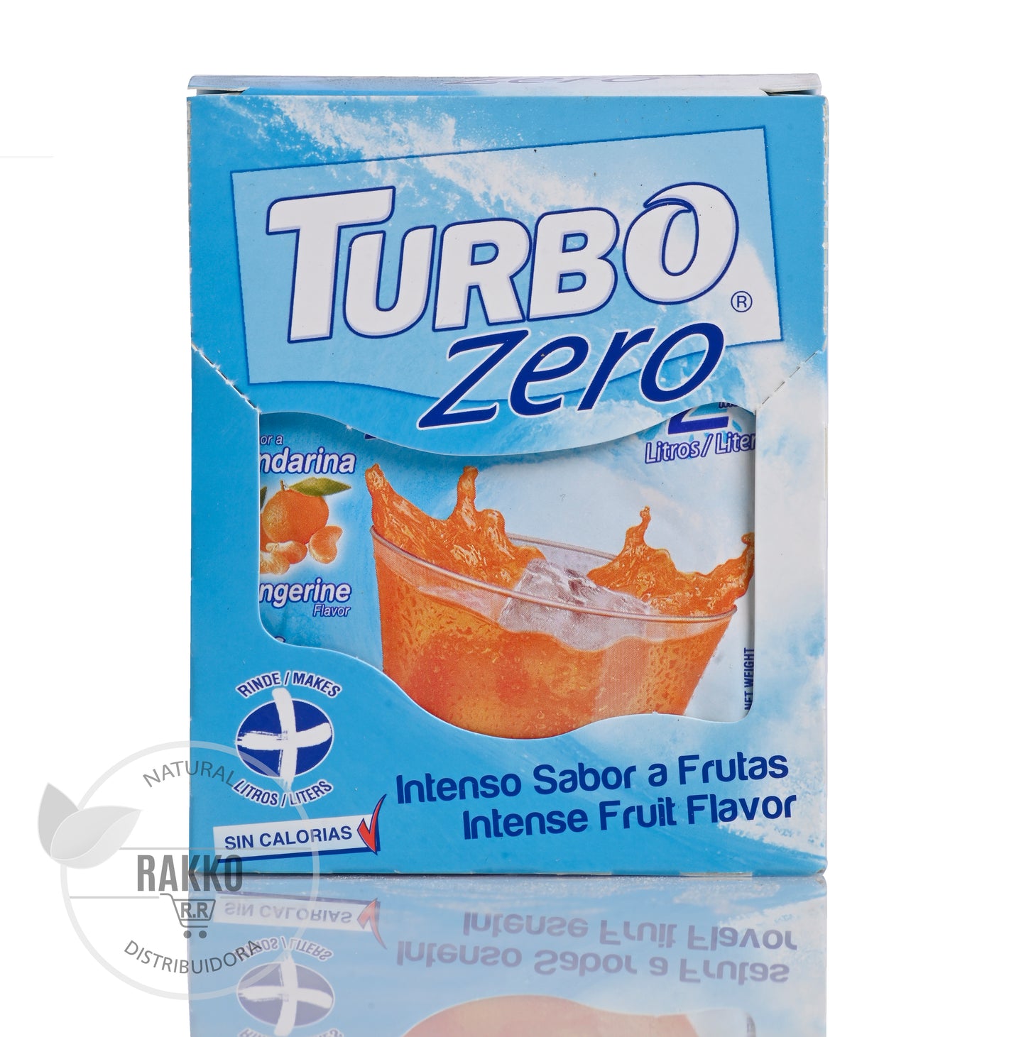 TURBO ZERO JUGO SABOR MANDARINA DISPLAY 10UN