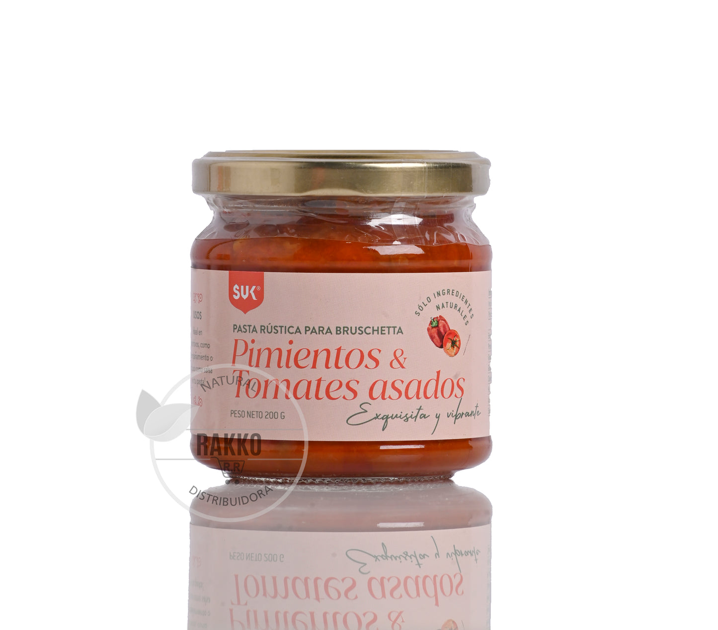 PASTA DE PIMIENTOS Y TOMATES ASADOS SUK VEGANO 200g