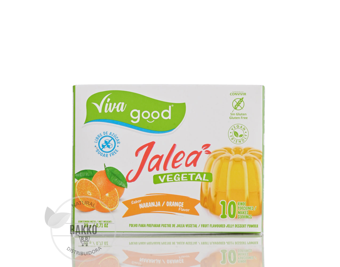 VIVA GOOD JALEA VEGETAL SABOR NARANJA  20g