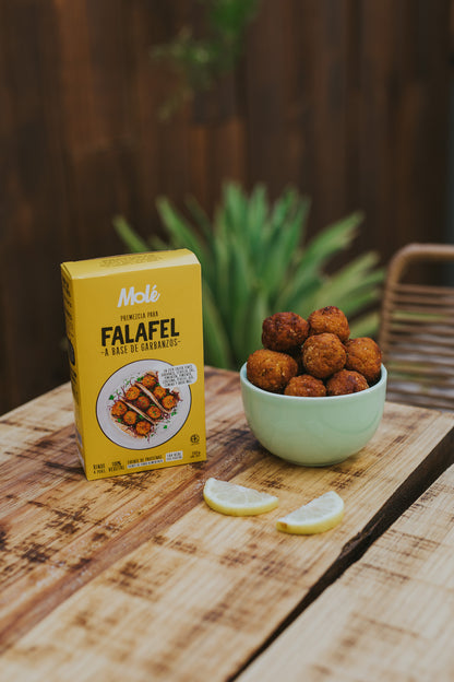 MOLÉ MEZCLA FALAFEL VEGANO SIN GLUTEN 200g vencimiento 03/12/2025