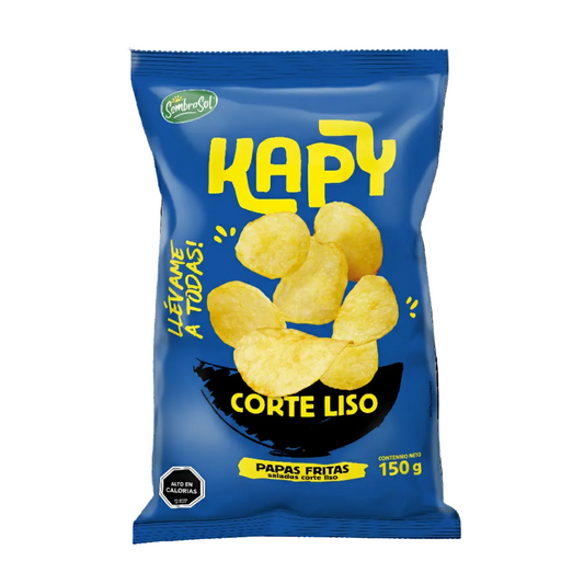 KAPY PAPAS FRITAS CORTE LISO 150G SIN GLUTEN VEGANO