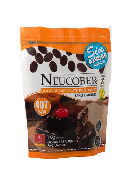 NEUCOBER COBERTURA CHOCOLATE BAÑO PARA ALFAJOR SIN AZ 1KL (COD 407 S/A)