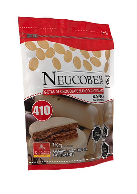NEUCOBER COBERTURA PARA ALFAJOR CHOCOLATE BLANCO 1KG (COD 410)