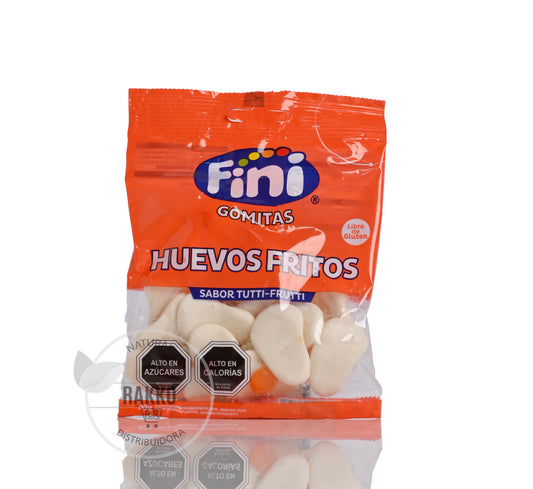 GOMITAS HUEVOS FRITOS SABOR TUTTI - FRUTTI SIN GLUTEN 90g