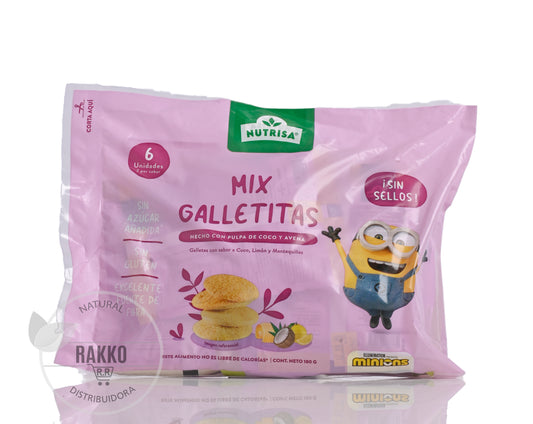 MIX GALLETITAS 6UN SIN GLUTEN 180g