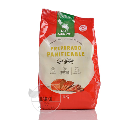 PREMEZCLA PREPARADO PANIFICABLE SIN GLUTEN 700g