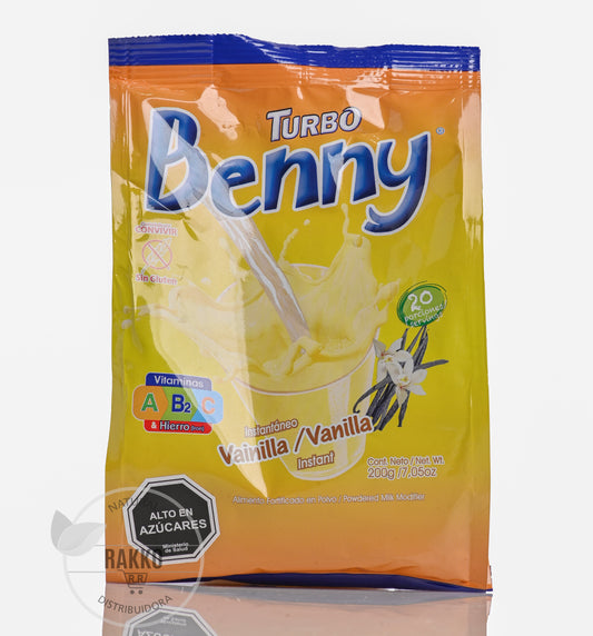 TURBO BENNY SABOR VAINILLA 200g