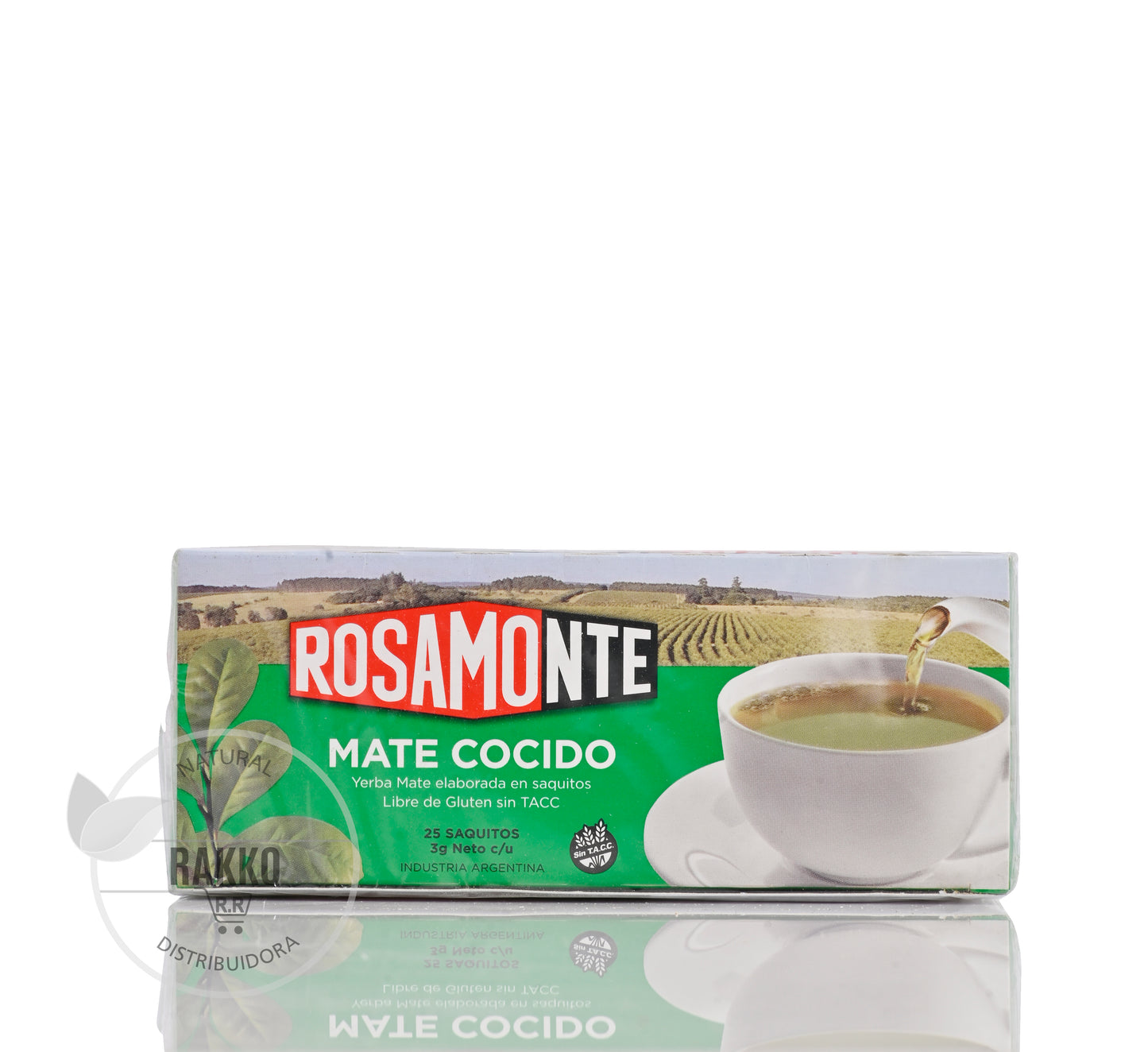 MATE COCIDO ROSAMONTE 25 BOLSITAS SIN GLUTEN 75g