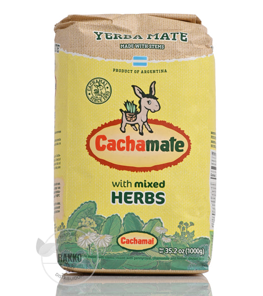 YERBA MATE CACHAMATE CON MEZCLA DE HIERBAS 1000g