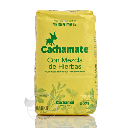 YERBA MATE CACHAMATE CON MEZCLA DE HIERBAS 500g