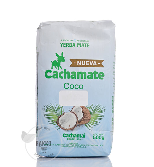 YERBA MATE CACHAMATE COCO SIN GLUTEN 500g