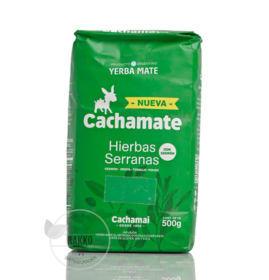 YERBA MATE CACHAMATE HIERBAS SERRANAS 500g