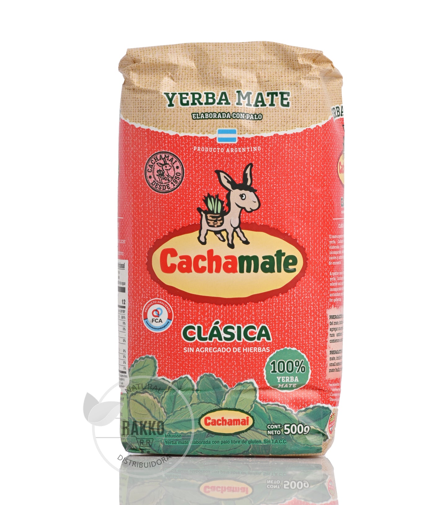 YERBA MATE CACHAMATE CLÁSICA 500g