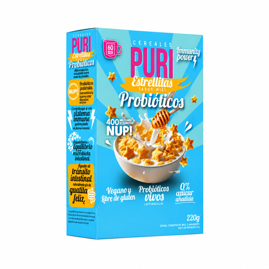 PURI CEREAL ESTRELLITAS PREBIOTICOS 400GR SIN GLUTEN Liquidacion 05.11.2026
