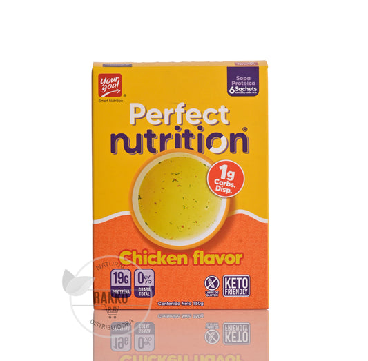 SOPA PROTEICA SABOR  POLLO SIN GLUTEN 150g (6 SACHET)