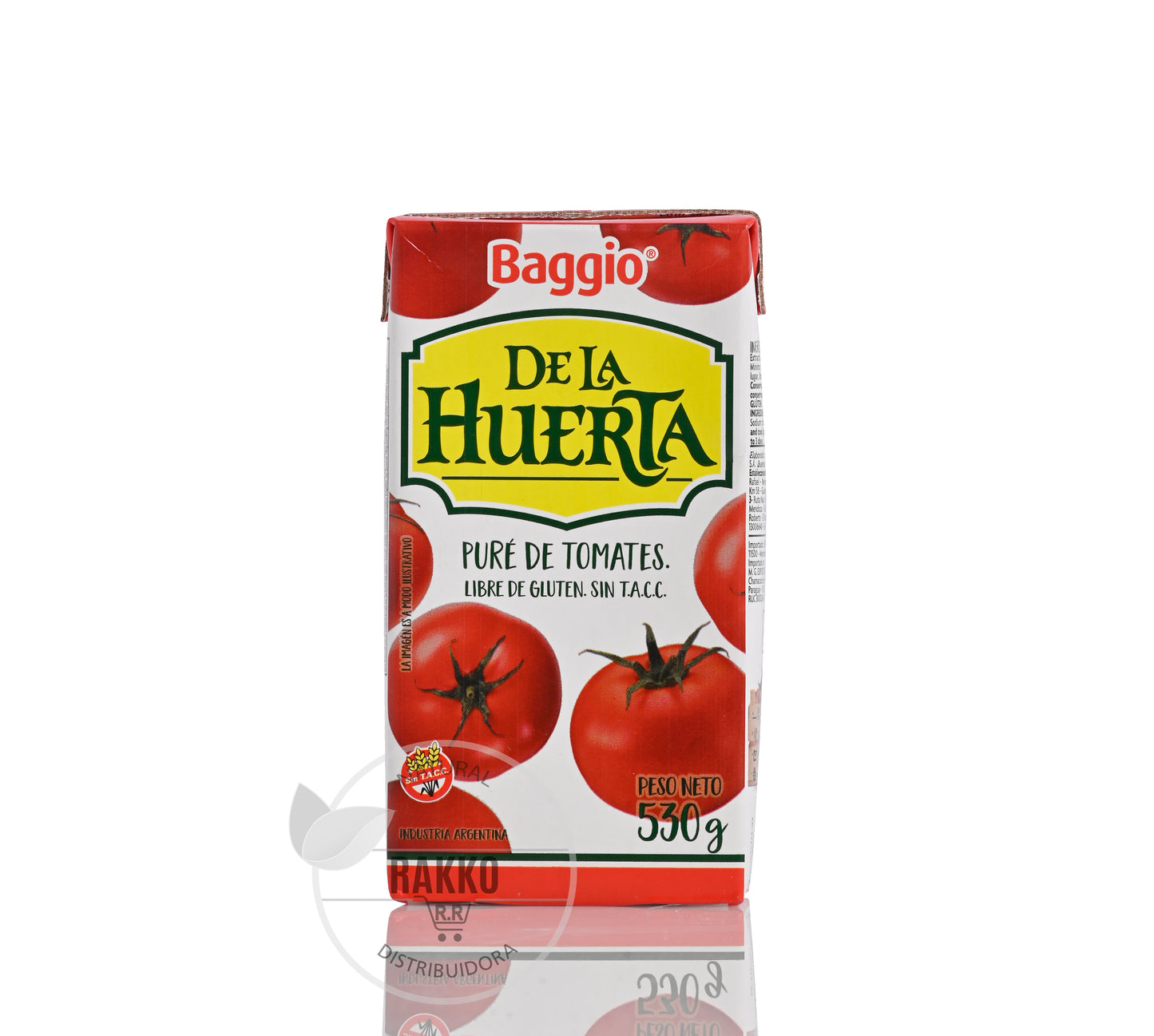 PURÉ DE TOMATES  DE LA HUERTA SIN GLUTEN 530g