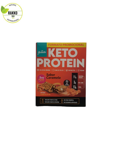 GRANOLIN KETO PROTEIN CARAMELO SIN GLUTEN 4UN