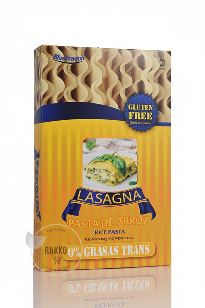 PASTA LASAGNA SIN GLUTEN  BLUEDRAGON 250g liquidacion 20/09/2026