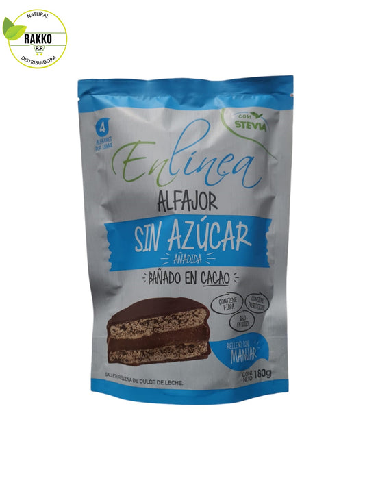 EN LINEA ALFAJOR RELLENO MANJAR 4un 180g