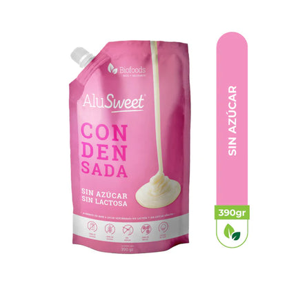 ALUSWEET CONDENSADA SIN GLUTEN 390g