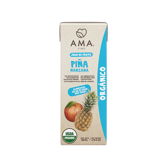 AMA JUGO MANZANA PIÑA ORGANICO 200ML