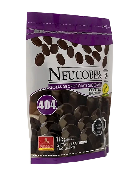 NEUCOBER COBERTURA CHOCOLATE AMARGO SUAVE SIN GLUTEN 1KG
